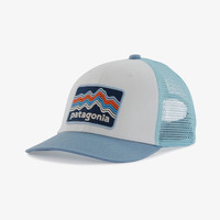 Kid's Trucker Hat - Ridge Rise Stripe: Light Plume Grey