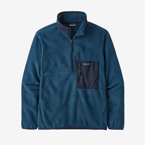Men's Microdini 1/2-Zip Fleece Pullover (Tidepool Blue) - XL