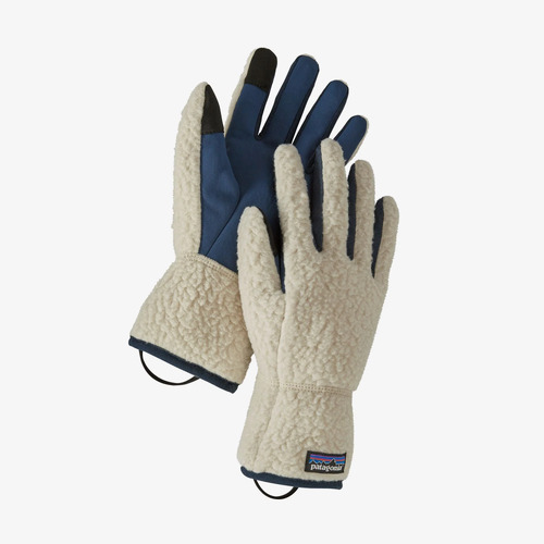 Retro Pile Gloves (Pelican) Small