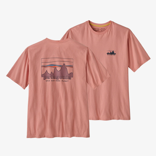 Men's '73 Skyline Organic T-Shirt - Sunfade Pink