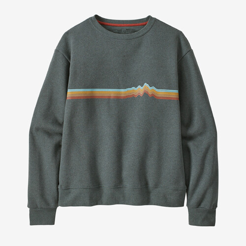 Women's Ridge Rise Stripe Uprisal Crew Sweatshirt - Nouveau Green
