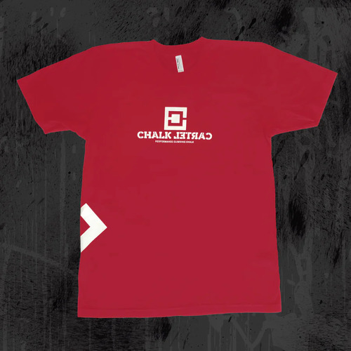 Short Sleeve Crew Logo Tee - Red SML