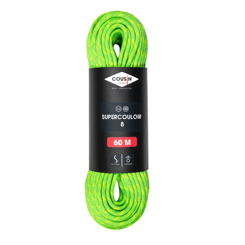 Supercouloir 8 Stop Aqua Grannysmith 60m