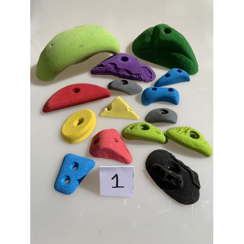 Mixed 15 Hold Assorted Shape Packs 1-10